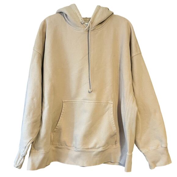 Aritzia's Tna Women's Cozy Fleece Boyfriend Oversized Hoodie Modern Taupe 3 (L) - Picture 2 of 11